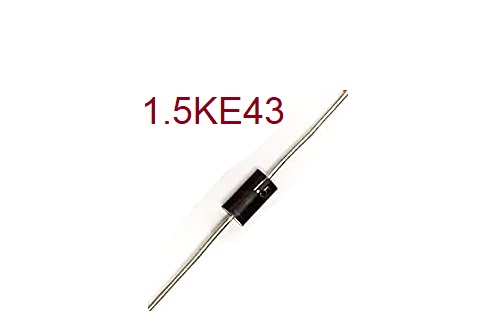 1.5ke43 ,  Bi-directional , دیود محافظ