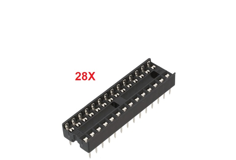 ‫ic socket ic پایه ایسی 28 پایه ,سوکت 28 پایه