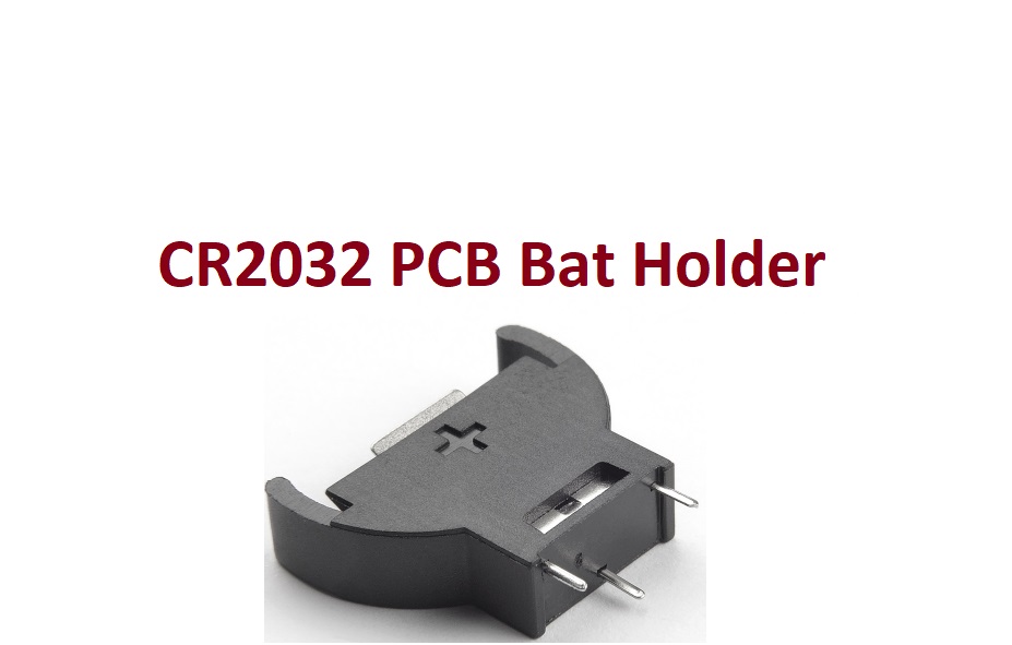 ‫جاباتری جای باتری جایباتری سکه ای پایه دار cr2032 , cr2025 , cr2016 bateryholder ,2032 batery holder
