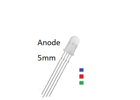 led 5mm 4pin ,led 4pin 5mm, اند مشترک,rgb led,