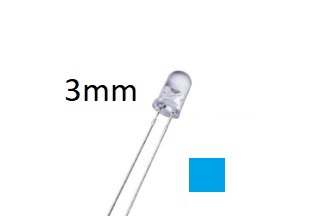 ‫led 4mm 2p,دیود نورانی دیود ال ایدی نور ابی آبی رنگ ابی نورابی