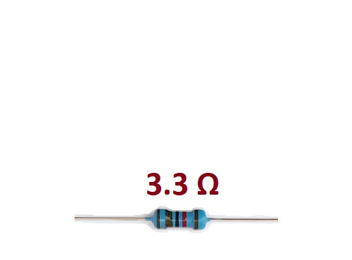 ‫, مقاومت3.3اهم , 3.3ko , 3.3, 1/2w,3.31/2w ,500mw,500 mw