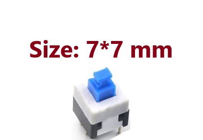 ‫7mm6pin btm switch ,on off 7 mm, چکشی ,کلید راکر ,سوییچ ,سویچ,کیلید,فشاری