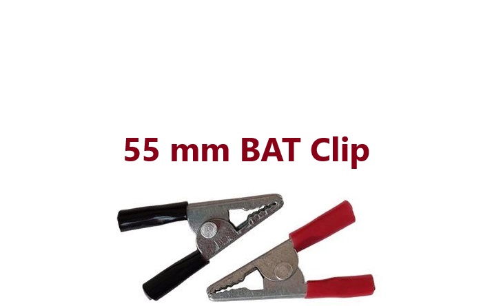 ‫گیره سوسماری بزرگ باتری ماشین alligator corocodile clips 5.5cm