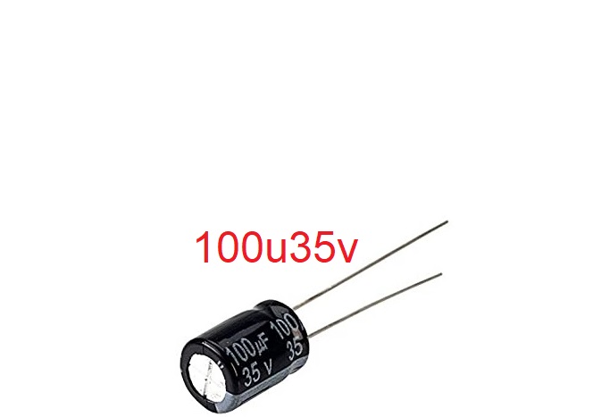 ‫100uf35v,100micro35volt ,capacitor,میکروفاراد میکرو فاراد نانو فاراد نانوفاراد
