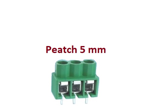 kf166 5mm Pitch Screw Terminal Connector 2 Pin 3 Pin Straight Leg KF350